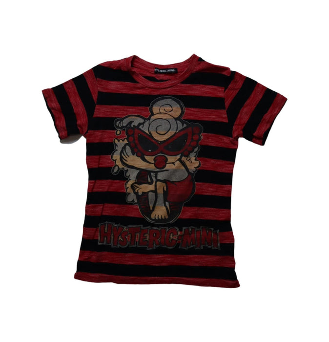 A Red Short Sleeve T Shirts from Hysteric Mini in size 5T for girl. (Front View)