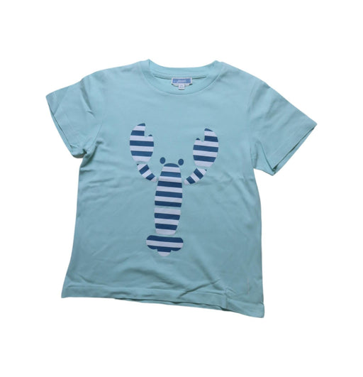 A Blue Short Sleeve T Shirts from Jacadi in size 6T for girl. (Front View)