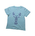 A Blue Short Sleeve T Shirts from Jacadi in size 6T for girl. (Front View)