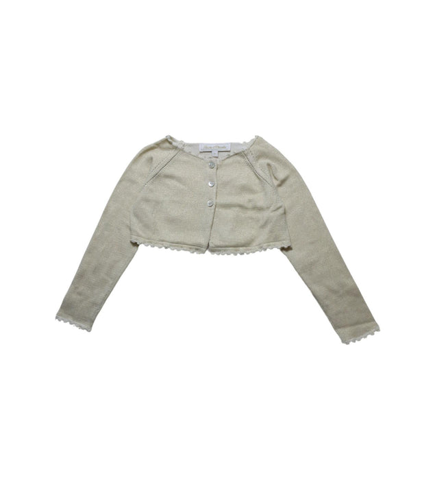 A Beige Cardigans from Angel's Face in size 4T for girl. (Front View)