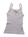A White Sleeveless T Shirts from Petit Bateau in size 3T for girl. (Front View)