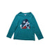 A Teal Long Sleeve T Shirts from Jacadi in size 6T for neutral. (Front View)
