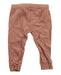 A Brown Sweatpants from Quincy Mae in size 6-12M for girl. (Back View)