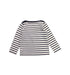 A Blue Long Sleeve Tops from Petit Bateau in size 4T for boy. (Back View)