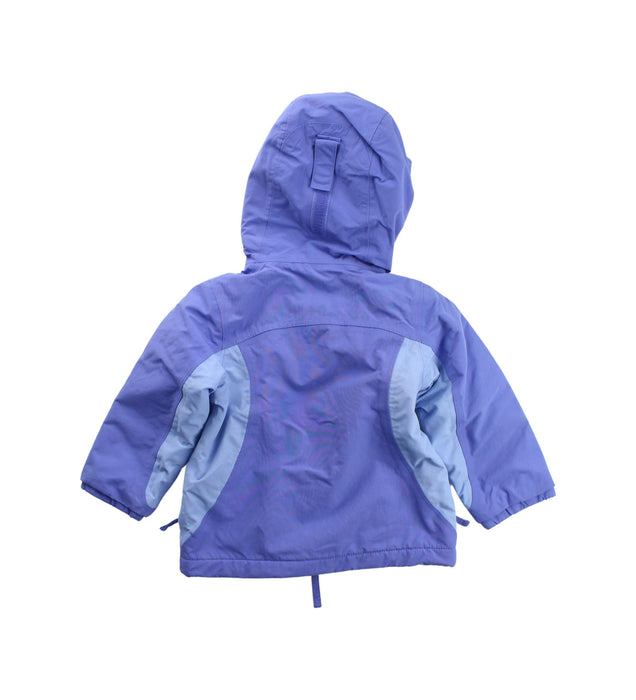 A Purple Lightweight Jackets from Lands' End in size 3T for boy. (Back View)