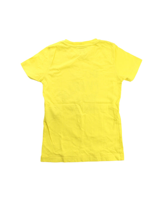 A Yellow Short Sleeve T Shirts from Armani in size 5T for neutral. (Back View)