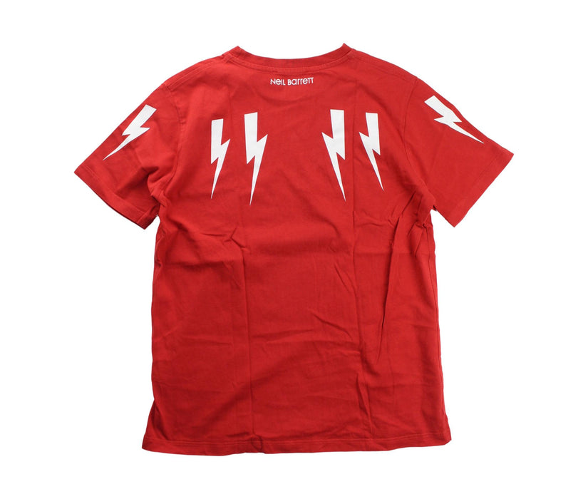 A Red Short Sleeve T Shirts from Neil Barrett Kids in size 10Y for boy. (Back View)