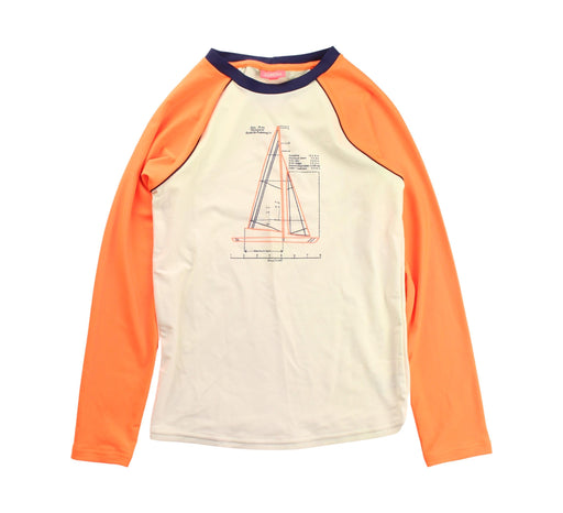 A Orange Rash Guards from Sunuva in size 9Y for boy. (Front View)
