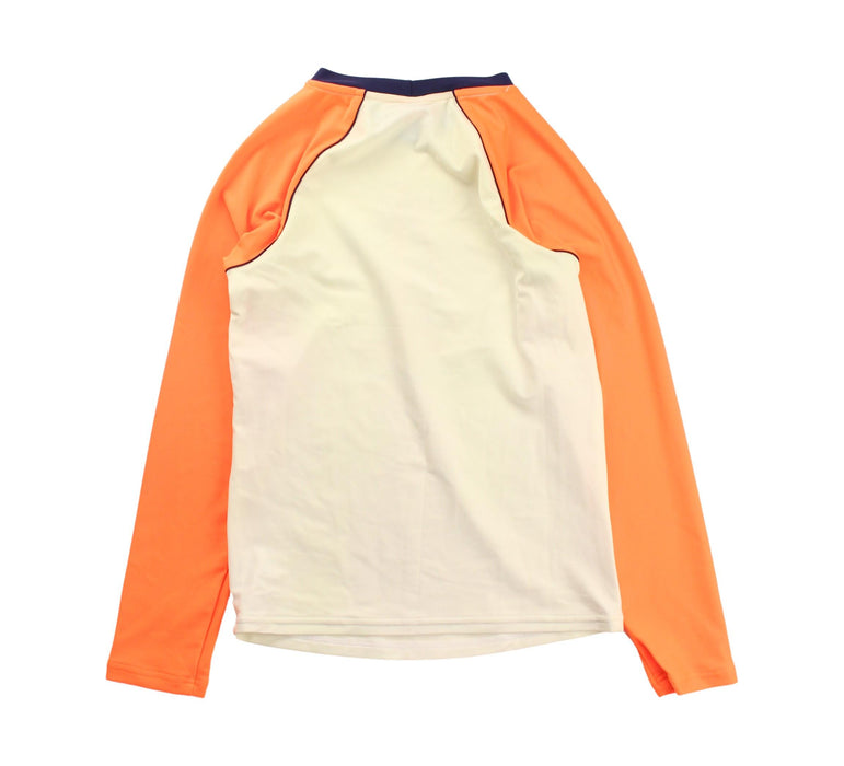 A Orange Rash Guards from Sunuva in size 9Y for boy. (Back View)