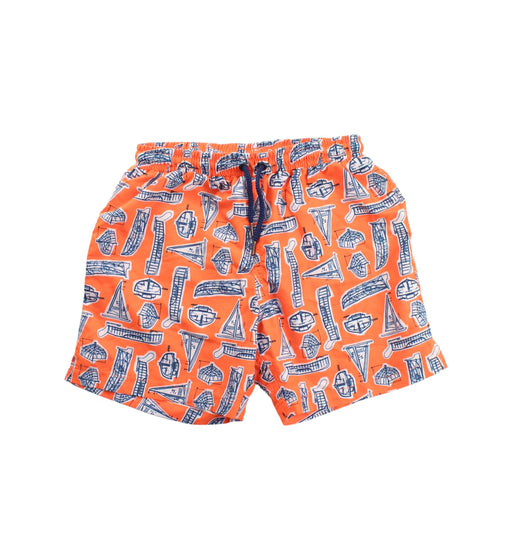 A Orange Swim Shorts from Sunuva in size 9Y for boy. (Front View)