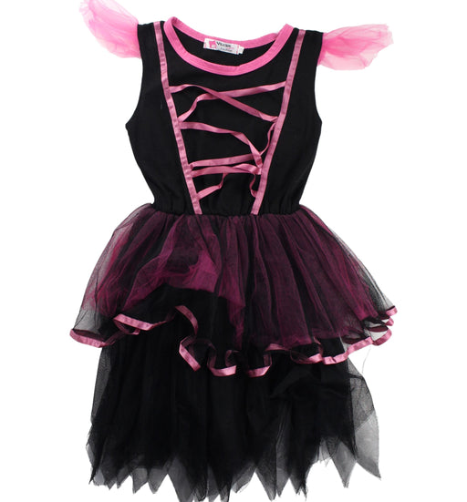 A Black Halloween Costumes from Retykle in size 5T for girl. (Front View)
