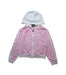 A Pink Zippered Sweatshirts from Fila in size 7Y for girl. (Front View)