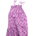 A Purple Sleeveless Dresses from Tea in size 6T for girl. (Front View)