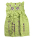 A Green Short Sleeve Dresses from Tea in size 6T for girl. (Front View)