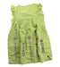 A Green Short Sleeve Dresses from Tea in size 6T for girl. (Back View)