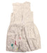 A Beige Sleeveless Dresses from Catimini in size 6T for girl. (Back View)