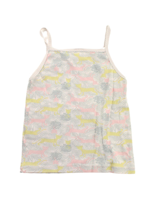 A Multicolour Sleeveless T Shirts from Petit Bateau in size 4T for girl. (Back View)