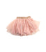 A Peach Tulle Skirts from Niny Mini in size 3T for girl. (Back View)