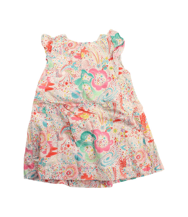 A Multicolour Short Sleeve Dresses from Bonpoint in size 6T for girl. (Back View)