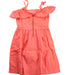 A Orange Sleeveless Dresses from Crewcuts in size 6T for girl. (Back View)
