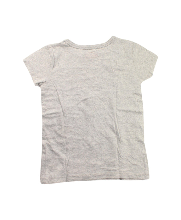 A Grey Short Sleeve T Shirts from Crewcuts in size 6T for girl. (Back View)