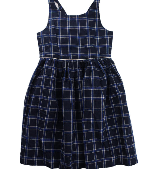 A Blue Sleeveless Dresses from Polo Ralph Lauren in size 6T for girl. (Front View)
