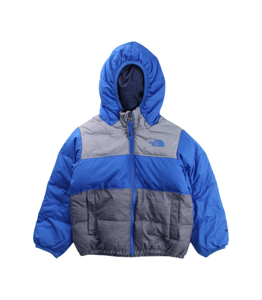 A Multicolour Puffer/Quilted Jackets from The North Face in size 3T for boy. (Front View)