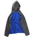 A Blue Zippered Sweatshirts from The North Face in size 5T for boy. (Back View)