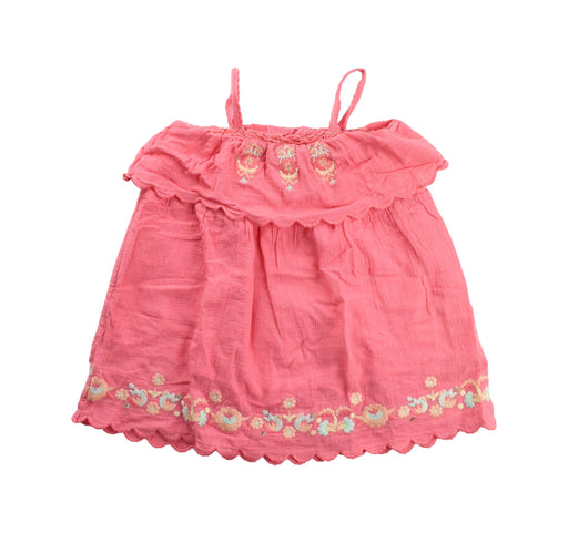 A Pink Sleeveless Tops from Louise Misha in size 2T for girl. (Front View)