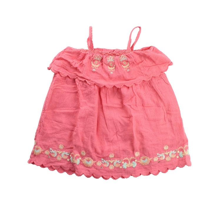 A Pink Sleeveless Tops from Louise Misha in size 2T for girl. (Front View)