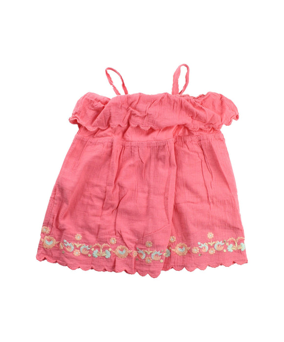A Pink Sleeveless Tops from Louise Misha in size 2T for girl. (Back View)