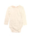 A White Long Sleeve Bodysuits from Boden in size 2T for girl. (Front View)