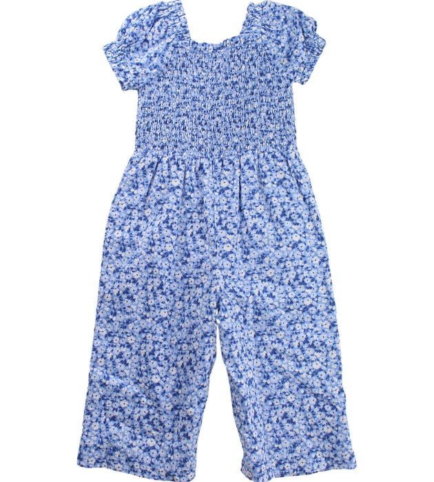 A Blue Short Sleeve Jumpsuits from Janie & Jack in size 18-24M for girl. (Back View)