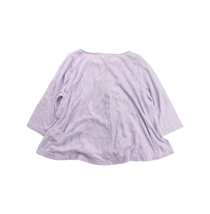 A Purple Long Sleeve Dresses from Anna Sui in size 3T for girl. (Back View)