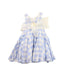 A Blue Sleeveless Dresses from Nicholas & Bears in size 12-18M for girl. (Back View)
