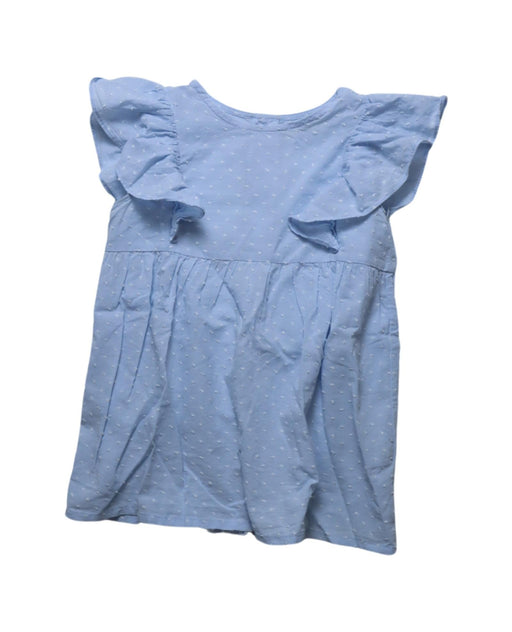 A Blue Short Sleeve Tops from Lola Palacios in size 8Y for girl. (Front View)