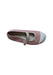 A Pink Flats from Jacadi in size 9Y for girl. (Front View)