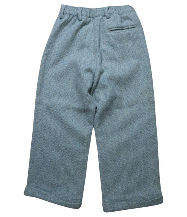 A Teal Casual Pants from Gocco in size 5T for boy. (Back View)