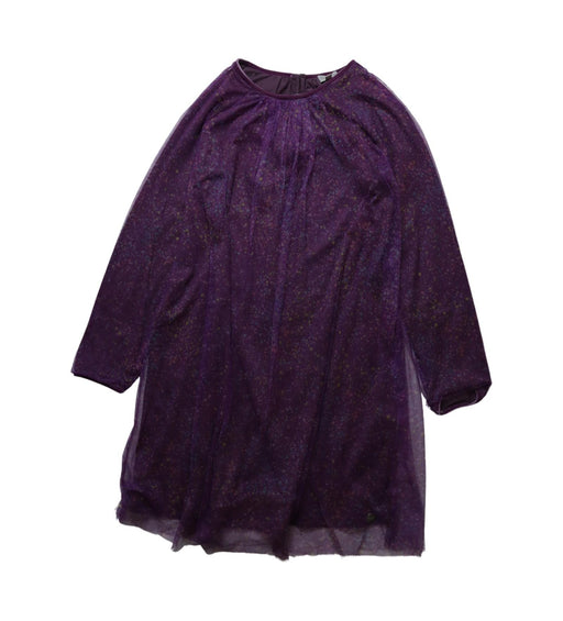 A Purple Long Sleeve Dresses from Paul Smith in size 8Y for girl. (Front View)