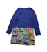 A Multicolour Long Sleeve Dresses from Boden in size 9Y for girl. (Back View)