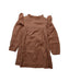 A Brown Long Sleeve Dresses from Bonpoint in size 4T for girl. (Front View)