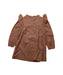 A Brown Long Sleeve Dresses from Bonpoint in size 4T for girl. (Back View)