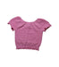 A Pink Short Sleeve Tops from Janie & Jack in size 5T for girl. (Back View)