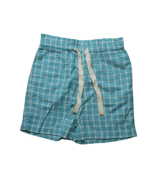 A Teal Shorts from Little Green Radicals in size 6T for girl. (Front View)