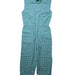 A Teal Sleeveless Jumpsuits from Little Green Radicals in size 6T for girl. (Front View)