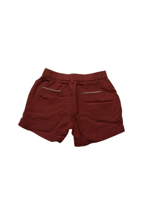 A Brown Shorts from Excuse My French in size 8Y for girl. (Back View)