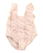A White Swimsuits from Lili Gaufrette in size 6T for girl. (Front View)