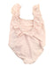 A White Swimsuits from Lili Gaufrette in size 6T for girl. (Back View)