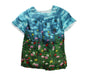 A Blue Short Sleeve Dresses from Gucci in size 4T for girl. (Front View)