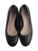 A Black Flats from ECCO in size 12Y for girl. (Back View)